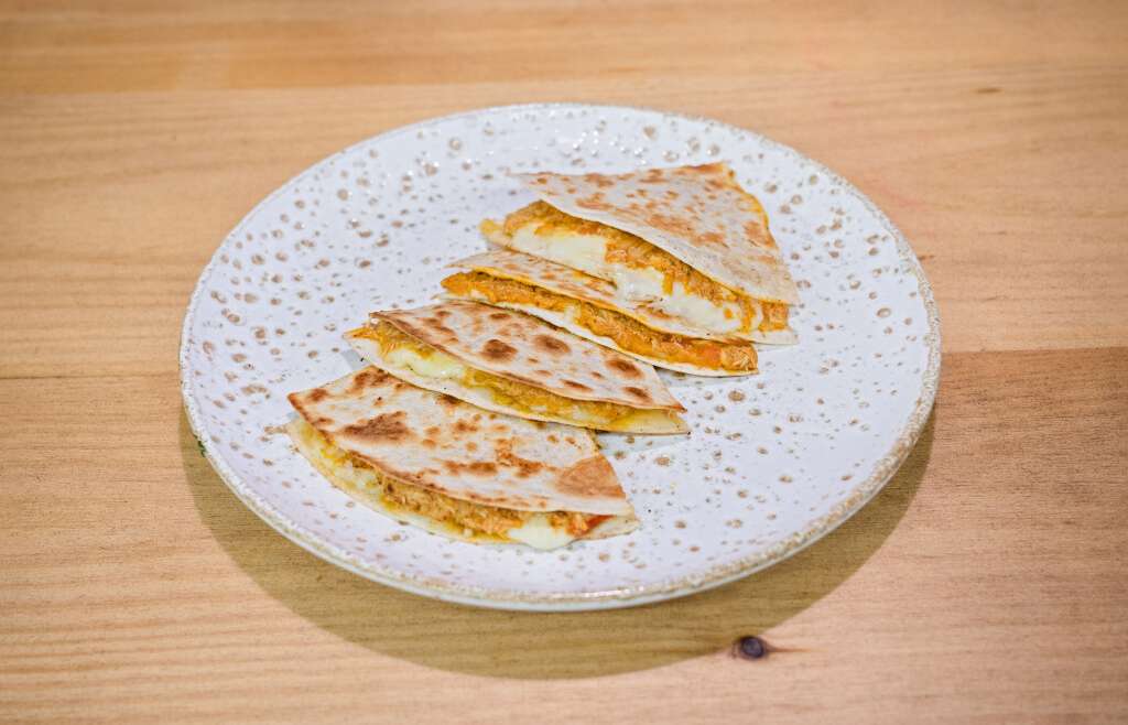 Sincronizada tinga de pollo